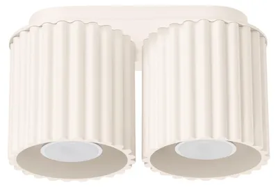 Obrázok produktu pre Stropné svietidlo AURA 2 béžová GU10 2xGU10 10W hliník 12x10x21cm Sollux Lighting