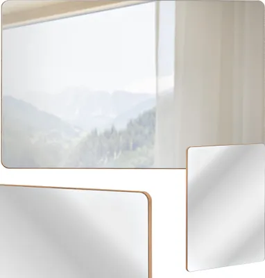 Produktbild von Badezimmerspiegel 60 cm LUTON-56 Wotan Eiche Nb. Nb. B/H/T ca. 60/80/2 cm