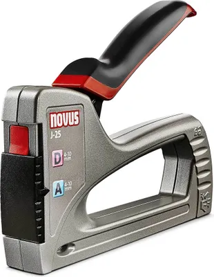 Produktbild von Novus J-25, Heftzange, Schwarz, Rot, Silber, CE, Pneumatisch, 620 g
