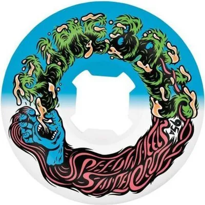 Immagine prodotto di SK8 WHEELS SLIME BALLS Haarballen 50-50 Whi - blau - 53 mm/95a