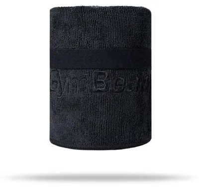 Produktbild von GymBeam - Großes Mikrofaser-Sporthandtuch in Black