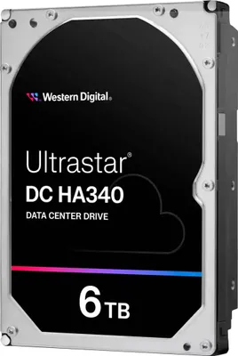 Produktbild von WD Ultrastar DC HA340 WUS721206BLE6L4 - Festplatte - Datencenter - 6 TB - intern - 3.5" (8.9 cm) - SATA 6Gb/s - 7200 rpm - Puffer: 256 MB