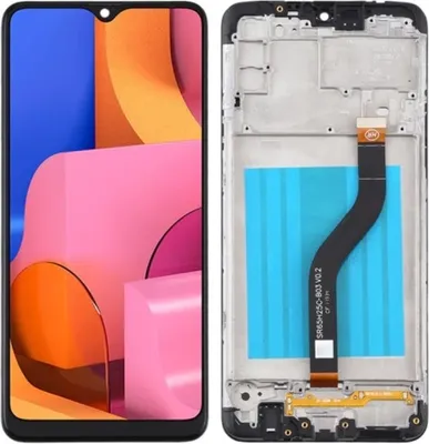 Produktbild von Original LCD-Display + Touchscreen Samsung SM-A207 Galaxy A20s (IPS) Schwarzer Rahmen