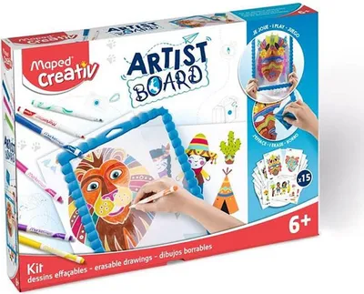Image de CREATIV Tableau effaçable à sec, transparent 907101