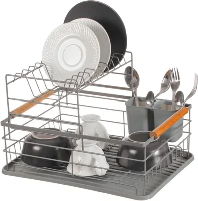 Produktbild von Abtropfgestell zweistufig Abtropffläche 41x30x27,5 cm BRUNBESTE BB-3386 2703