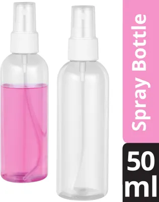 Produktbild von 60 Stück 50ml Klein Sprühflaschen Leer Zum Befüllen mit Zerstäuber Unbefüllt