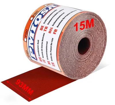 Obrázek produktu pro Brusný papír, role, zrnitost 800, oxid hlinitý