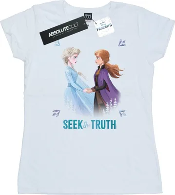 Produktbild von Disney - "Frozen 2 Seek The Truth" T-Shirt für Damen BI21631 (XXL) (Weiß)