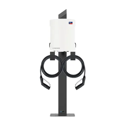 Produktbild von Wallbox Standfuß SMA EV Charger Business - Edelstahl anthrazit (RAL 7016)