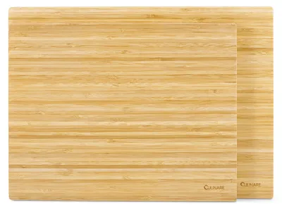 Image de Lot de 2 planches à découper en bambou durable, idéales pour les légumes et le fromage