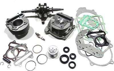 Zdjęcie produktu dla Cylinder Głowica Wał Uszczelki Świeca Skuter 4T GY6 60 Barton Romet Junak