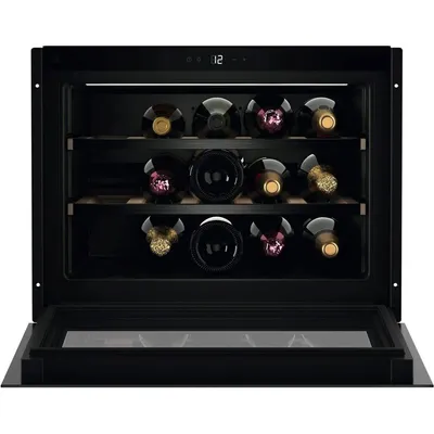 Produktbild von AEG NKW8P21KAB, Weinkühler mit Kompressor, Integriert, 15 Flasche(n), 90 W, Schwarz, Schwarz