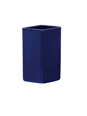 Produktbild von Iittala Ruutu Vase Keramik - 180 mm - Dunkelblau 1051700