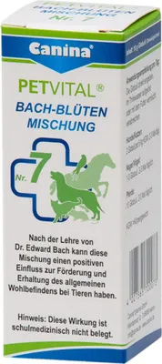 Produktbild von Canina PETVITAL Bach-Blüten No.7, Universal, Tablet, Allgemeiner Gesundheitszustand, Universal, Flasche, 10 g