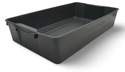 Image de Bac pour jardinier Bac en plastique gris Bac à déjections Bac en plastique Bac à plantes Bac à huile