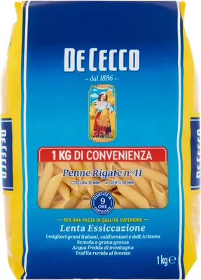 Produktbild von De Cecco Penne rigate 41 1kg