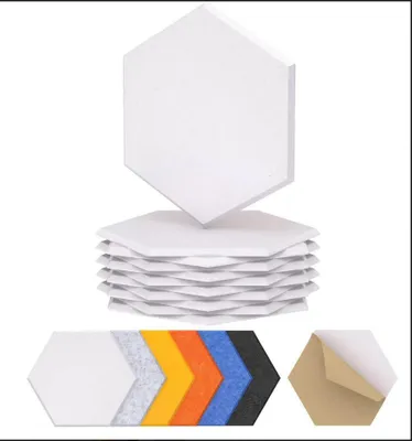 Produktbild von TONOR Hexagon Akustikpaneele 12er Set Schallabsorber Wand & Raum