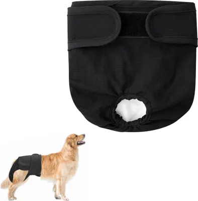 Produktbild von Wasbare hondentoiletten - Superabsorberende hondentoiletten - Hondentoiletten voor incontinentie - Voor vrouwelijke honden - Wasbaar - L - Superabsorberend
