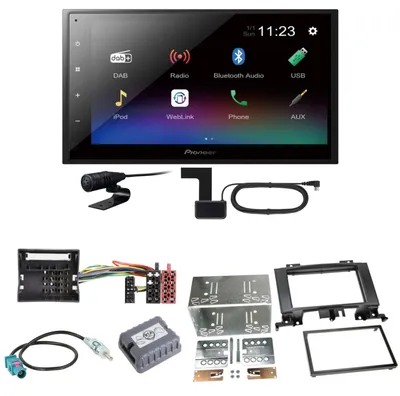 Produktbild von Pioneer DMH-A340DAB DAB+ Bluetooth Einbauset für Mercedes Sprinter W906 Crafter