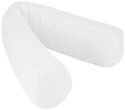 Kissen 160x26 cm, Dacron-Füllung, Polyester-Baumwolle, weiß