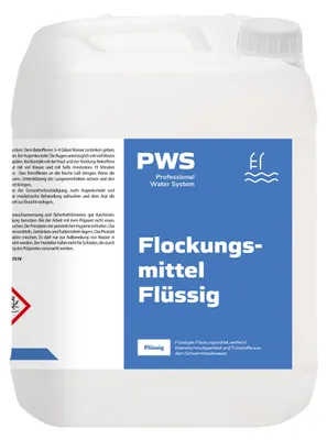Produktbild von PWS Flockungsmittel flüssig 5 l für Poolwasser- gegen Trübungen im Pool