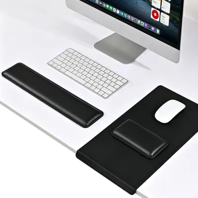 Productafbeelding van Muismat 3 in 1, Mouse Pad, Toetsenbord Polssteun, Bureaumat