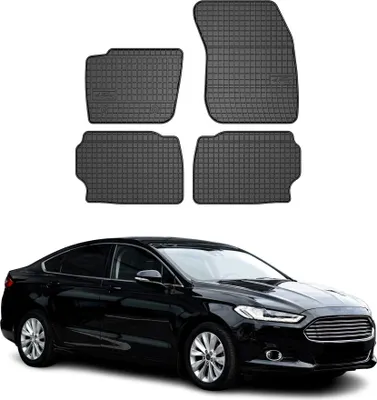 Obrázek produktu pro 2014-2022 Ford Mondeo mk5 podlahové rohože gumové černé 4 ks