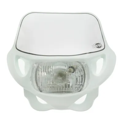 Produktbild von Scheinwerfermaske mit Scheinwerfer - weiß - für Mokick.050TS, .050SC - 12V 35 / 35W, mit Standlicht