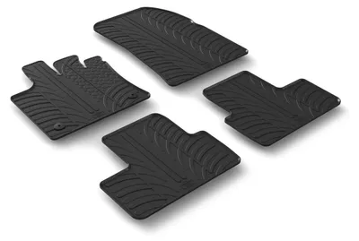 Image de Jeu de tapis de sol en caoutchouc sur mesure pour Renault Captur 12/19