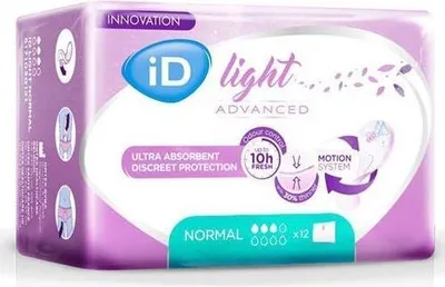 Produktbild von ID Inkontinenzeinlagen für leichte bis normale Blasenschwäche, 12 Stück