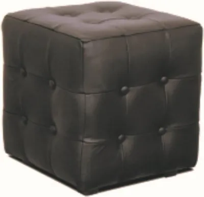 Zdjęcie produktu dla Casa Padrino Chesterfield stołek z prawdziwej skóry 40 x 40 x h. 42 cm - Luksusowe meble
