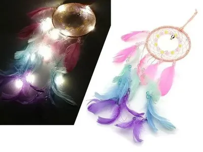 Produktbild von Traumfänger mit LED-Beleuchtung, 45x16x13,5 cm - ADAR