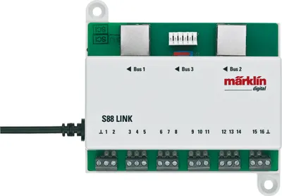 Produktbild von Märklin Link s 88 - Digital Decoder nach DCC - Junge/Mädchen - 15 Jahr(e) - Grün - Weiß (60883)