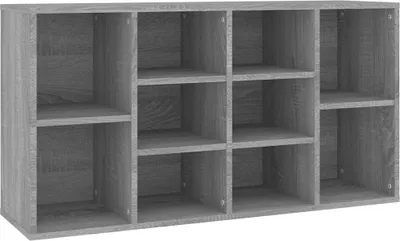 Obrázok produktu pre vidaXL Lavica na topánky sivá Sonoma 103x30x55 cm Materiál na báze dreva