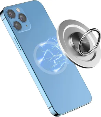 Produktbild von Magnetischer Silberner Finger-Telefonhalter