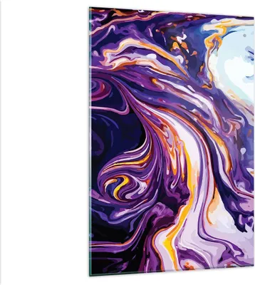 Produktbild von Bilder auf glas - Einteilig - Abstraktion modern - 80x120cm - Glasbilder - Wandbilder - Bilder - zum Aufhängen bereit - Wanddekoration aus Glas - Glas Bilder - Wandbild auf Glas - GPA80x120-4084