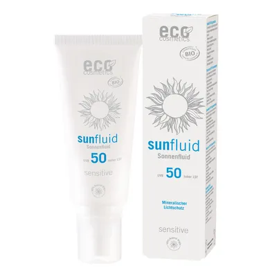 Produktbild von Eco cosmetics Sonnenfluid LSF 50 sensitive 100ml