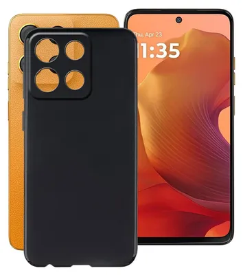 Image de Coque de téléphone portable pour Motorola Moto G17 / G15 / Power : protection hybride en TPU, silicone et acrylique