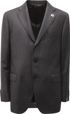 Produktbild von 9138AT abito uomo LARDINI man wool dark grey