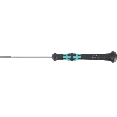 Image de Wera 1578 A ESD Kraftform Micro screwdriver for slotted screws