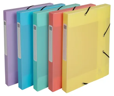 Immagine prodotto di Exacompta 8x scatola archivio Exabox A4 PP, dorso 25mm, assortiti, 59170E