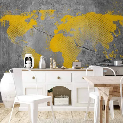 Produktbild von Vlies Fototapete - Painted World 250x175 cm Karten k-A-0494-a-a