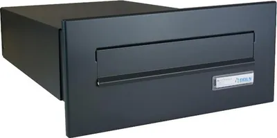 Produktbild von B-042 Durchwurfbriefkasten in RAL 7016 (Tiefe: 39-62 cm)