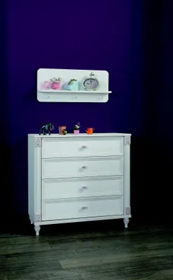 Produktbild von Kinderzimmer Modern Kommode mit Spiegel mit Schubladen Möbel Designer Zimmer Neu