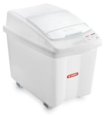 Vorratsbehälter transparent 100 L, Kunststoff, luftdicht