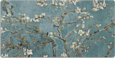 Produktbild von Schreibtischmatte Tischunterlage 90x45 cm Mauspad - Kirschblüte