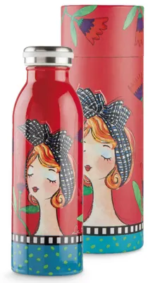Image de Egan LE PUPAZZE Bouteille d'eau rouge 500 ml