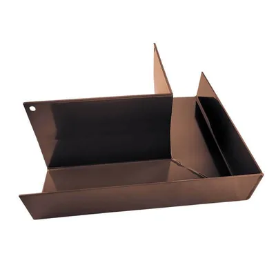 Produktbild von Renoplast® RK65 Aluminium Dachrinnenwinkel, äußenwinkel 90° Braun, Dachrinnen Regenrinne Dachentwässerung Blechkantprofile, Gartenhaus Carport