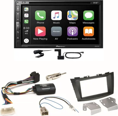 Produktbild von Pioneer AVH-Z5200DAB Android Auto Carplay Einbauset für Suzuki Swift Sport FZ NZ