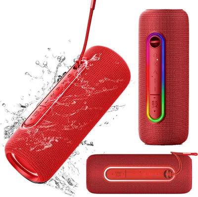 Produktbild von Bluetooth 5.0 IPX5 USB AUX 20W RGB Kabelloser Kruger&Matz Straßenlautsprecher